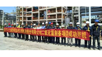 致敬勞動者 | 博世科助力華泰紙業(yè)35噸/天綜合法二氧化氯項(xiàng)目全線開機(jī)成功